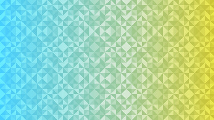 Triangular Geometric Gradient Low-poly Background Wallpaper in Blue-green colors © Purple Wings