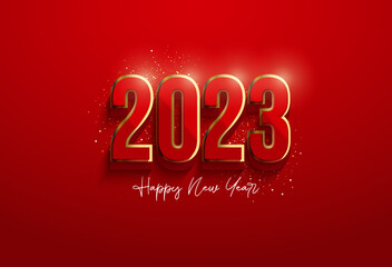 2023 background. happy new year  background illustration