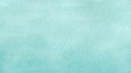 Light blue green abstract pattern. Gradient. Painted watercolor paper texture. Teal color art background with space for design. © Наталья Босяк