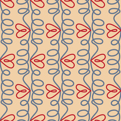 seamless pattern twig plant abstract background for design