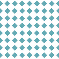 Rhombus square seamless pattern green mint geometric background for textile design and decoration