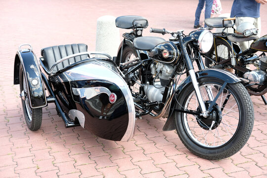 Simson AWO425 motorcycle with sidecar