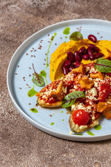 Puree with eggplant