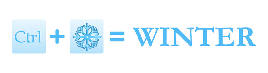 Time of year concept - winter 