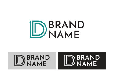 logo for company, D, Arrow
