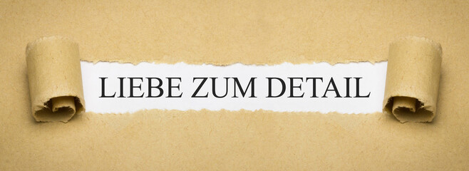 Liebe zum Detail