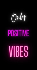 Only Positive Vibes party theme and best mobile background