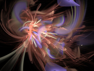 Imaginatory fractal abstract background Image