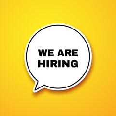 We are hiring, join our team illustration