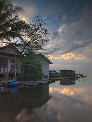 Fishermen's Storeroom above the sea