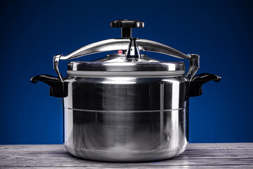 Pressure cooker stainless steel French-made for cooking food in steam