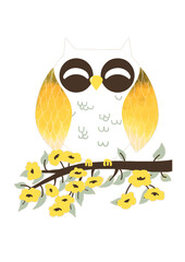 Animaux Mignons - le hibou