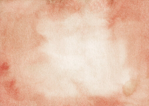 Light orange and white watercolor texture. High resolution oil painted texture for design. Seamless texture.  For text, design,  textures. Copy space for art work. Brushstroke on canvas. Pastel colors