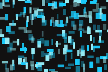 lots of squares material  blue  mosaic pattern