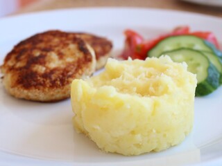 Delicious homemade mom's chicken cutlets