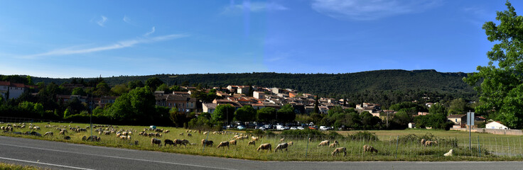 Fototapeta na wymiar Sainte Anastasie sur Issole; small village of Provence, southern France