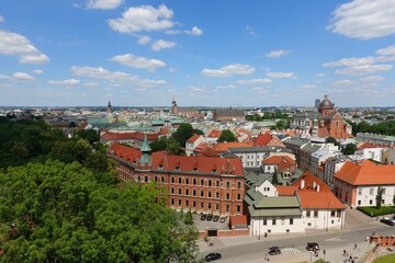 Naklejka na ściany i meble impressions of Cracow, Poland in Europe