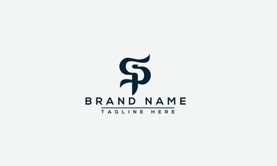 Logo design letter SP . Elegant modern. Vector template.