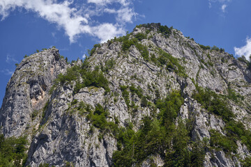 Rocky mountains in the summer