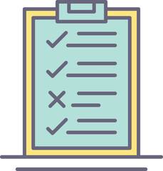 Fototapeta premium Delivery List Icon