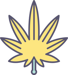 Fototapeta premium Weed Icon