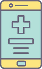 Fototapeta premium Medical App Icon