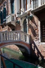 Venice - ancient beautiful romantic and tourist attraction italian city with canals, bridges and old buildings