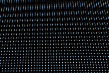Close up of LED screen panel. Modern technology to broadcast movie and advertisement.
