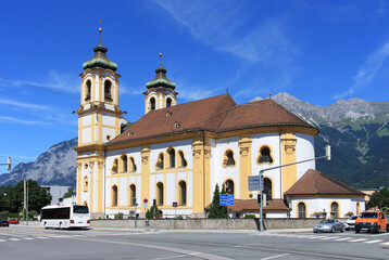 Fototapeta na wymiar Basilika Wilten, Innsbruck, Österreich