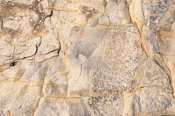 the texture of the stone wall