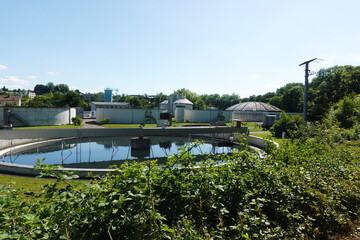 A sewage treatment plant in Germany