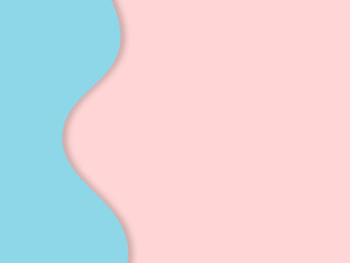 Tw-colored abstract background with shadow effect