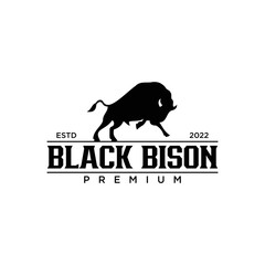 Black Bison Premium  Logo Design
