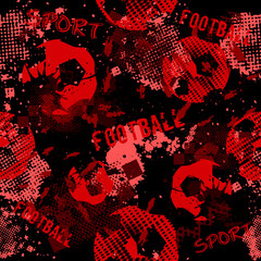 pattern; football; soccer; seamless; sport; ball; abstract; background; grunge; wallpaper; game; backdrop; design; repeated; element; graphic; boy; urban; vector; team; illustration; competition; art;
