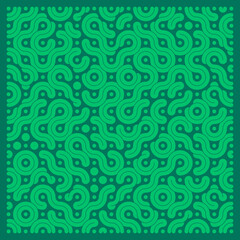 Fototapeta premium Color truchet tiling connections illustration