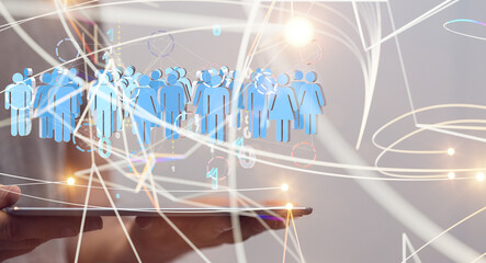 Social networking scheme - Mixed media