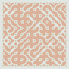 Color truchet tiling connections illustration