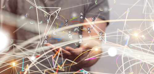 Concept of teamwork and partnership