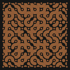 Color truchet tiling connections illustration