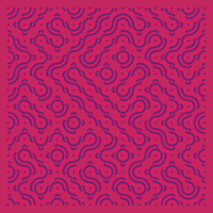 Color truchet tiling connections illustration