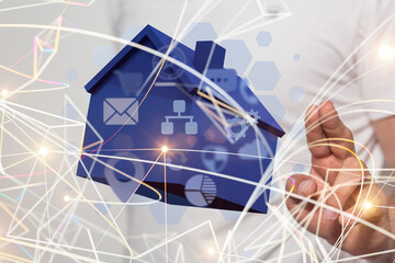 Model of the house and digital iot