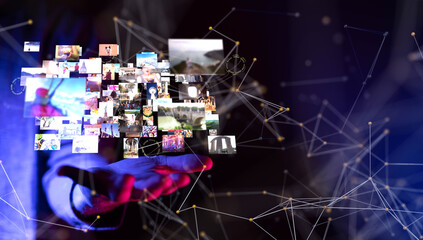 streaming data picture video material