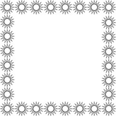 Vector line flowers square for background wallpaper and seamless artwork illustration texture of vector graphic design isolated flat trendy design for cotton beautiful pattern colorful fabric paper