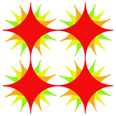 Vector line flowers square for background wallpaper and seamless artwork illustration texture of vector graphic design isolated flat trendy design for cotton beautiful pattern colorful fabric paper