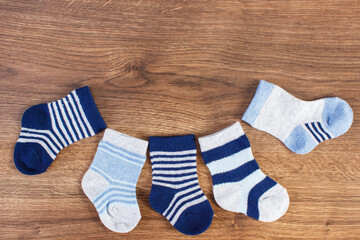 Clothing for newborn, concept of expecting for baby