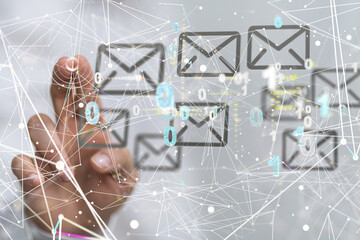 Mail Communication Connection message to mailing