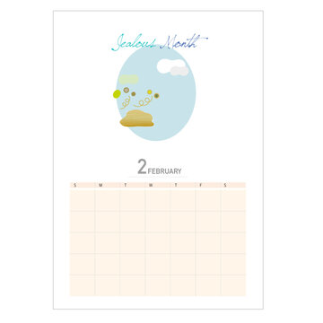 February is the second month of the year