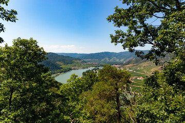 View of the Danube in the Wachau. Lower Austria.