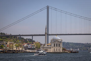 Ortaköy Mosque/ Büyük Mecidiye Camii, on the Bosphorus Strait, Istanbul, Turkey