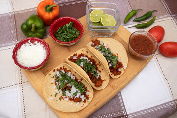 Tacos de chorizo 